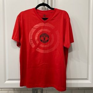 Manchester United Jersey. Red Large Slim Fit